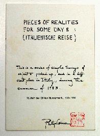 Pieces of Realities for Some Days: (Italienische Riese) - 1